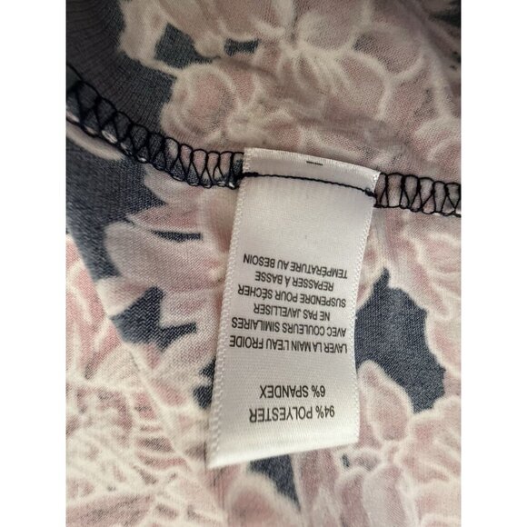 Ladies Sami & Jo short sleeve floral midi Size size Small pink black s - Picture 7 of 9